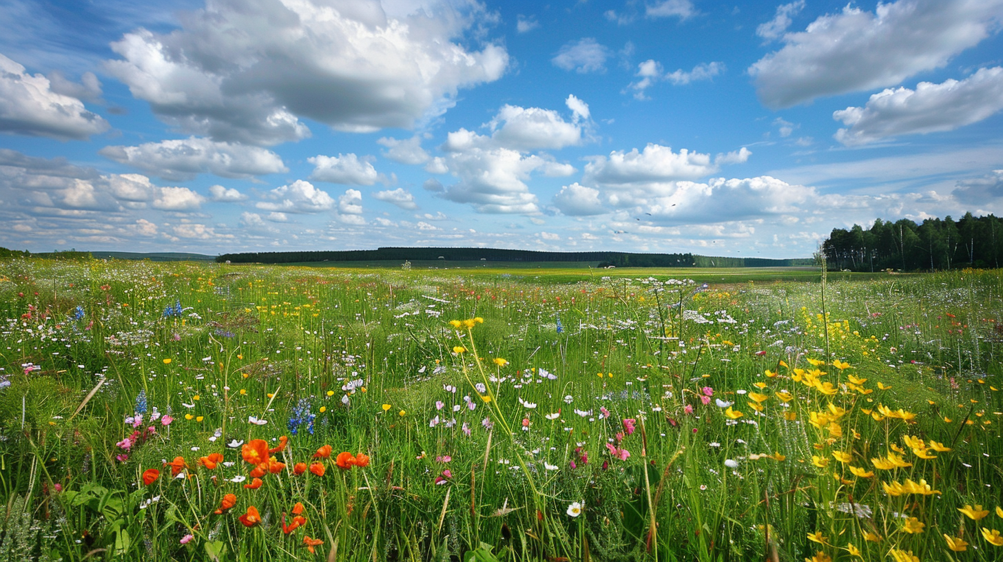 Serenade of Flowers Blooming on the Hill of Sigurda