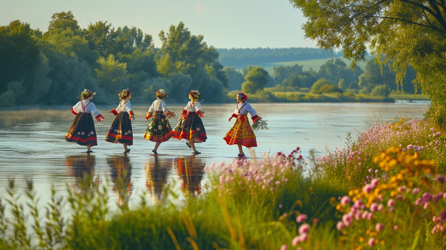 Oberek of Passion Echoing by the Vistula River